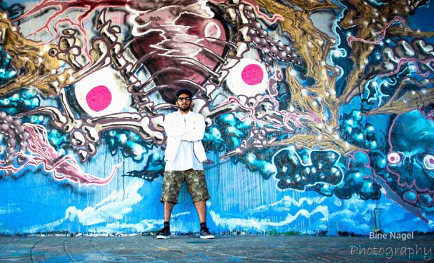 Rapper Karthik Gubbi in Germany Rapper Karthik Gubbi in Germany
